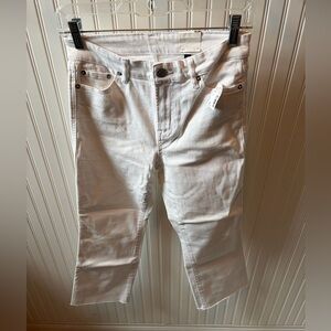 27 petite white reitmans capris
